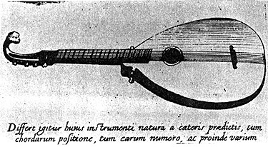 [4-course cittern.]